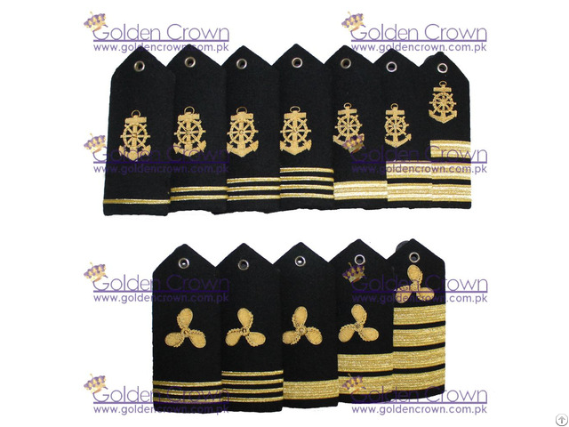 Propeller Shoulder Boards And Epaulets For Merchant Marine