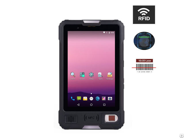 Rugged Android Tablet Pc 8inch Waterproof Fingerprint Reader Pda Uhf Rfid