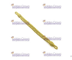 Military Gold Mylar Wire Cap Cord