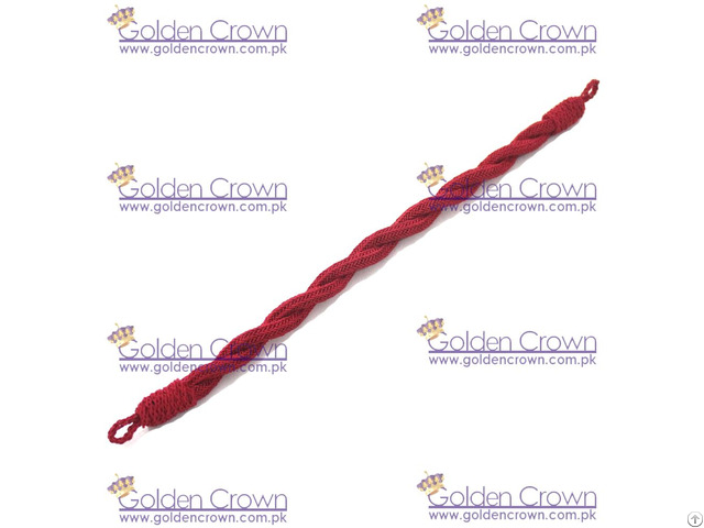 Military Officer Bullion Cap Cord Red