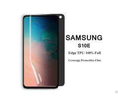 Privacy Tpu Film Screen Protector For Samsung S10