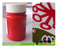 Red Pigment Paste For Fabric Printing With High Temperature Resistance