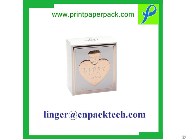 Fancy Custom Rectangle Paper Packing Jewelry Medicine Box