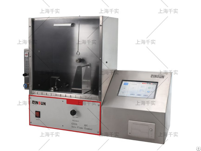 Automatic 45 Degree Textile Flammability Tester