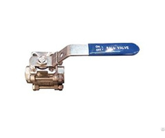 Stainless Steel Socket Weld Ball Valve With Pad