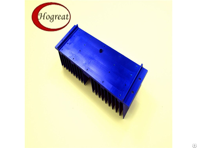 Purple Industry Extrusion Aluminum Heat Sink With Good Quality