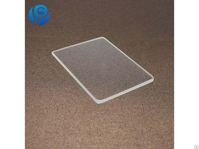 Clear Quartz Silica Fire Resistant Glass Plate