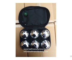 Supply Metal Leisure Boules Sets Petanque Ball For Entertainment