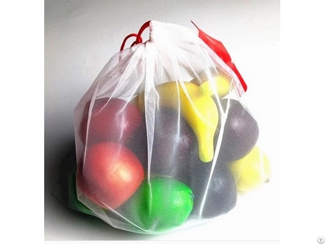 Eco Friendly Reusable Produce Organic Polyester Mesh Bags For Vegetable And Fruit