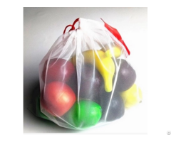 Eco Friendly Reusable Produce Organic Polyester Mesh Bags For Vegetable And Fruit