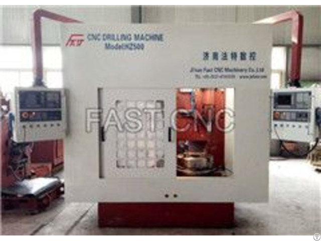 Cnc Double Spindle Flange Drilling Machine