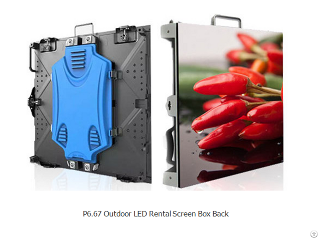 P6 67 Front Maintenance Outdoor Display Small Volume Big Intelligence