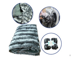 High Quality Winter Double Ply Two Layer Heavy Thickness Warmer Mink Pv Throw Faux Fur Blanket