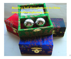 Sell Chinese Meditation Health Baoding Ball In Silver Color