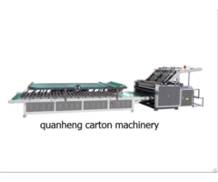 Qh Semi Auto Flute Laminating Machine