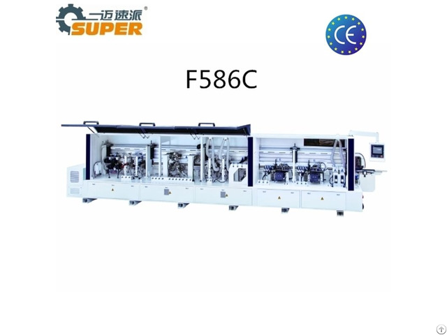 F586c Fully Automatic Pre Milling Edge Banding Tape Machine