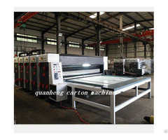 Qh Corrugated Cardboard Chain Feeder Flexo Printing Slotter Die Cutter Machine