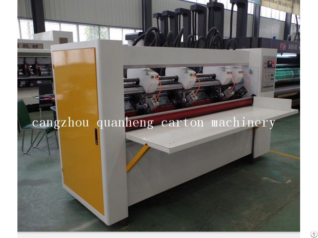 Qh High Speed Corrugated Cardboard Thin Blade Slitter Scorer Machine