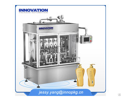High Efficiency Shampoo And Lotion Filling Machine 6 Heads