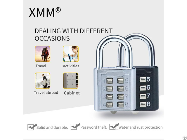 Numbers Digits Password Combination Lock Xmm 8030a