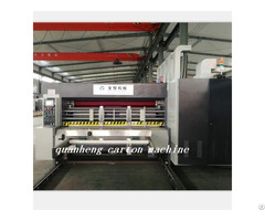 Qh High Speed Corrugated Carton Lead Edge Feeder Flexo Printing Die Cutting Machine