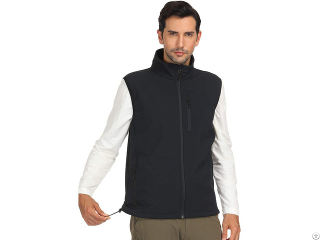 Mier Mens Softshell Vest For Outdoor Travel