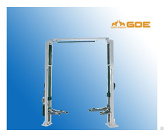 Two Post Clear Floor Lift Single Side Manual Unlocking Gb Tp 4 0a