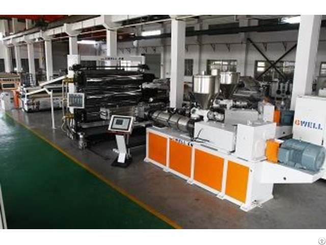 Pvc Crusting Foam Board Extrusion Line