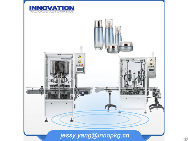 Filling And Capping Machine For Cosmetic Jar