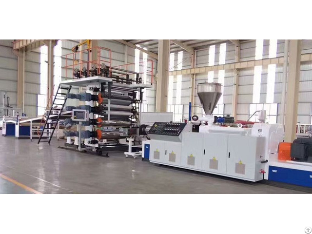 Spc One Step Floor Extrusion Machinery