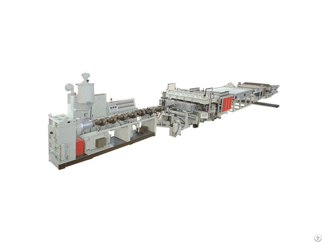 Pc Pp Pe Hollow Lattice Board Extrusion Line