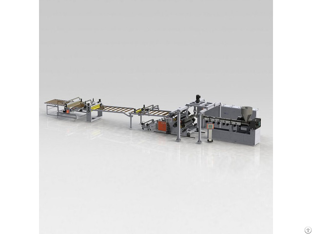 Pp Pvc Pe Abs Thick Plate Extrusion Machinery