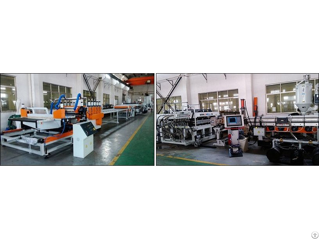 Pp Hollow Building Plate Extrusion Machine