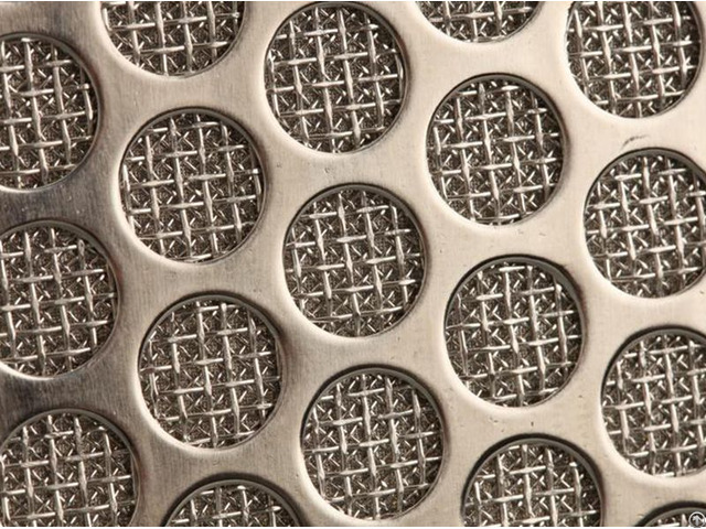 Perforated Metal Sintered Wire Mesh