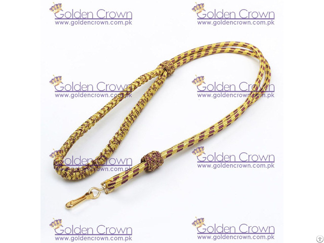 Military Shoulder Whistle Cord