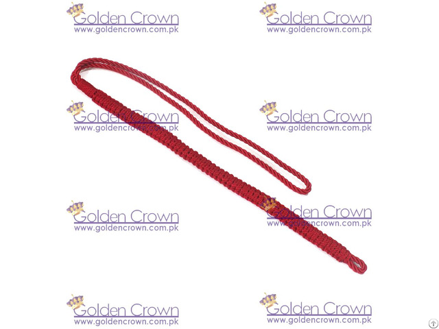 British Army Braided Lanyard Red Sialkot - ECeurope Market