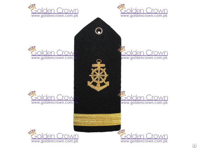 Uniform American Navy Shoulder Boards Epaulets Mate Anchor 1 Bar