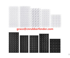 3m Self Adhesive Corner Bumper Pads Sound Dampening Transparent Silicone Rubber Feet Damper Buffer