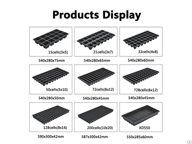 Cheap 15 21 32 50 72 128 200cell Plug Trays Wholesale Supplier