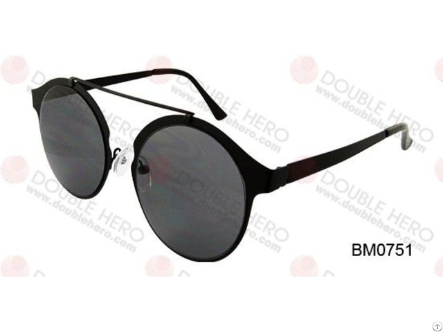 Metal Plate Brass Sunglasses Bm0751