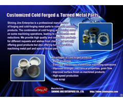 Fasteners Customized Cold Forged And Turned Products