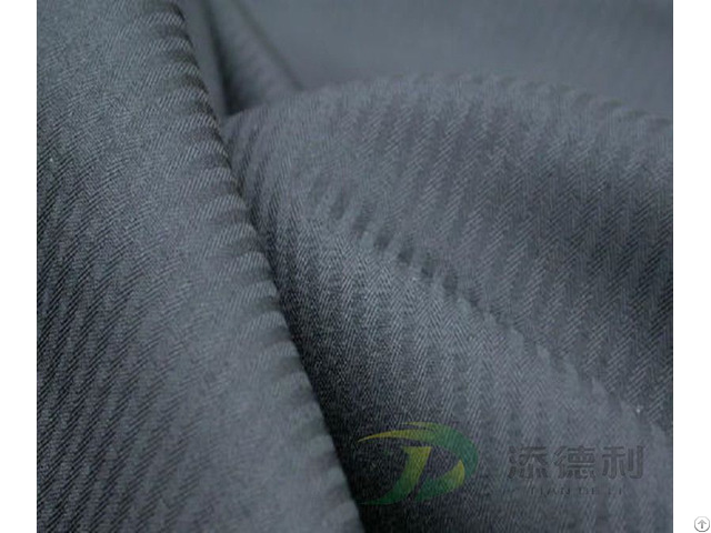 Polyester Herringbone Dyed Fabric