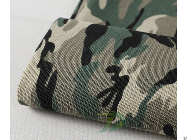 Polyester Camouflage Printed Canvas Fabrics