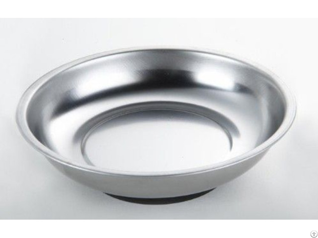 Stainless Steel Round Magnetic Tray 150 Mm