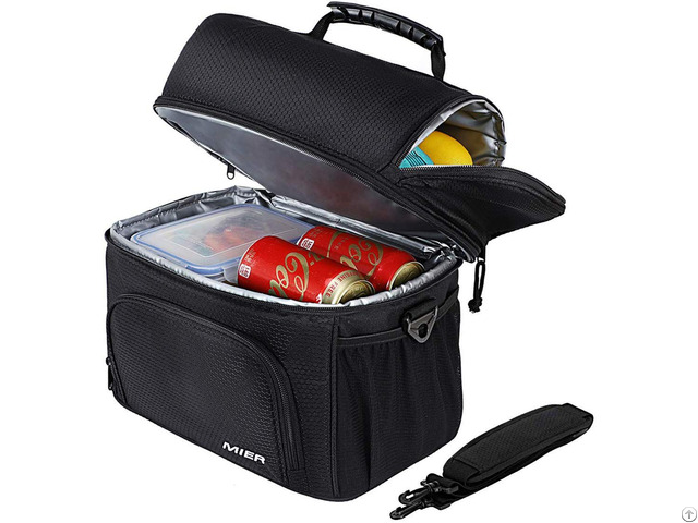 Mier Dual Compartment Cooler Bag