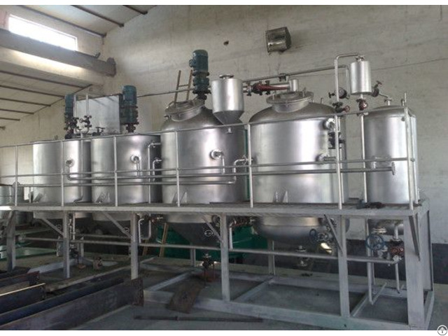 Rapeseed Oil Refining Equipment Plant