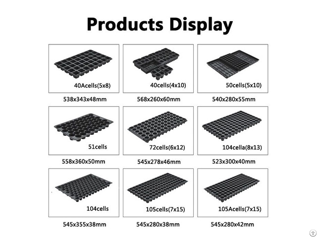 Cheap 40 50 51 72 104 105cell Propagation Trays Wholesale