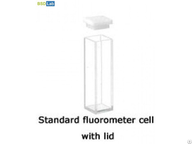 Fluorometer Cuvettes With Stopper Screw Cap And Graded Seal