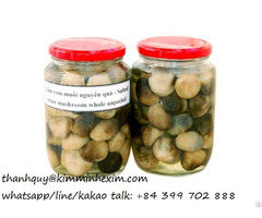 Canned Straw Mushroom Unpeeled From Vietnam To Europe Market