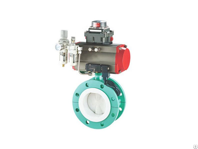 Pneumatic Butterfly Control Valve